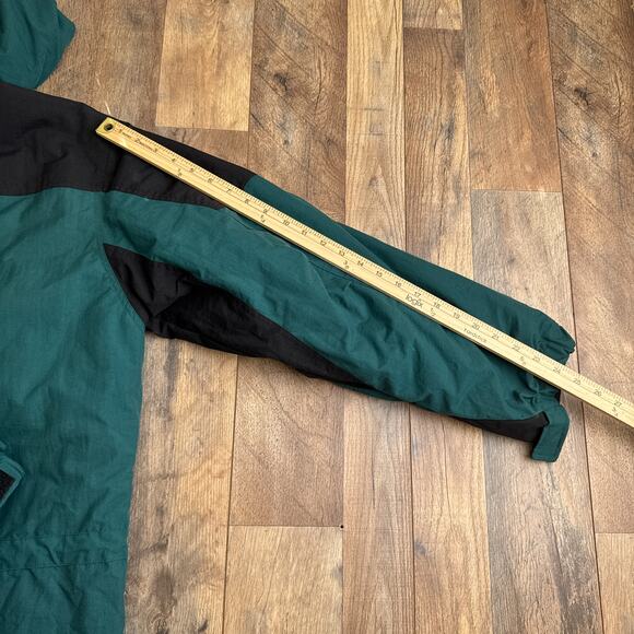 Vintage LL Bean Snow Jacket Men's Medium Tall Green Thinsulate Waterproof 90s - Picture 12 of 13